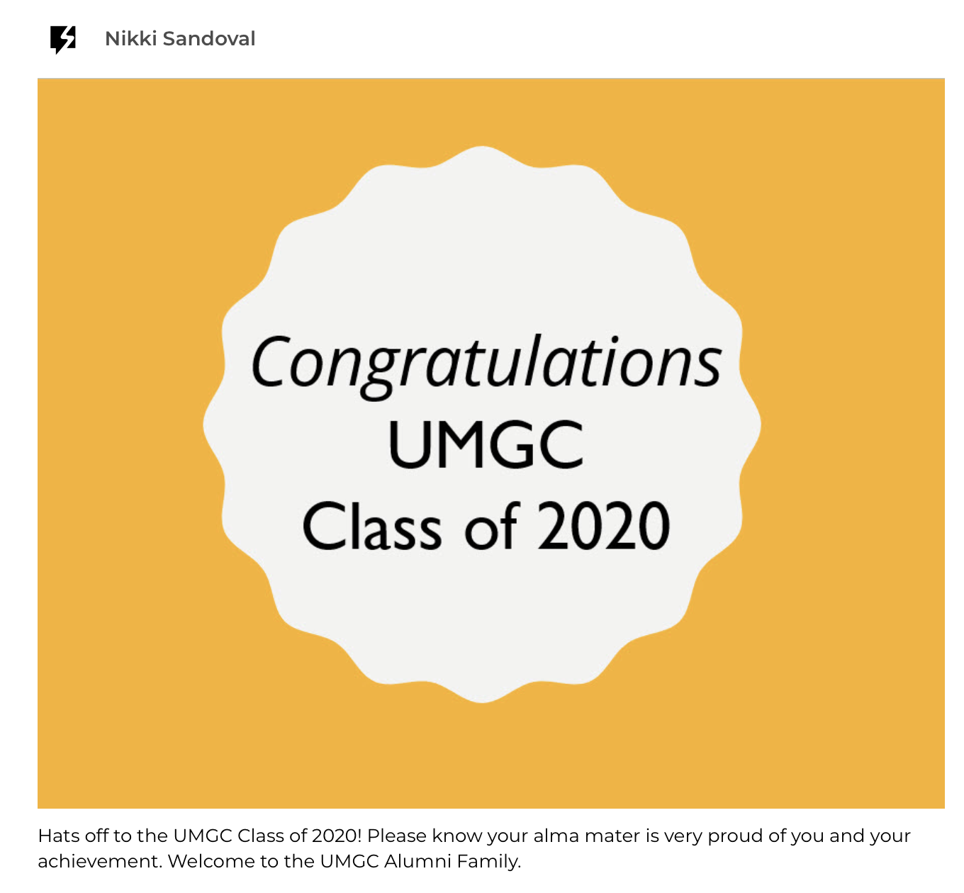 UMGC Service and Achievement Awards Precon Virtual
